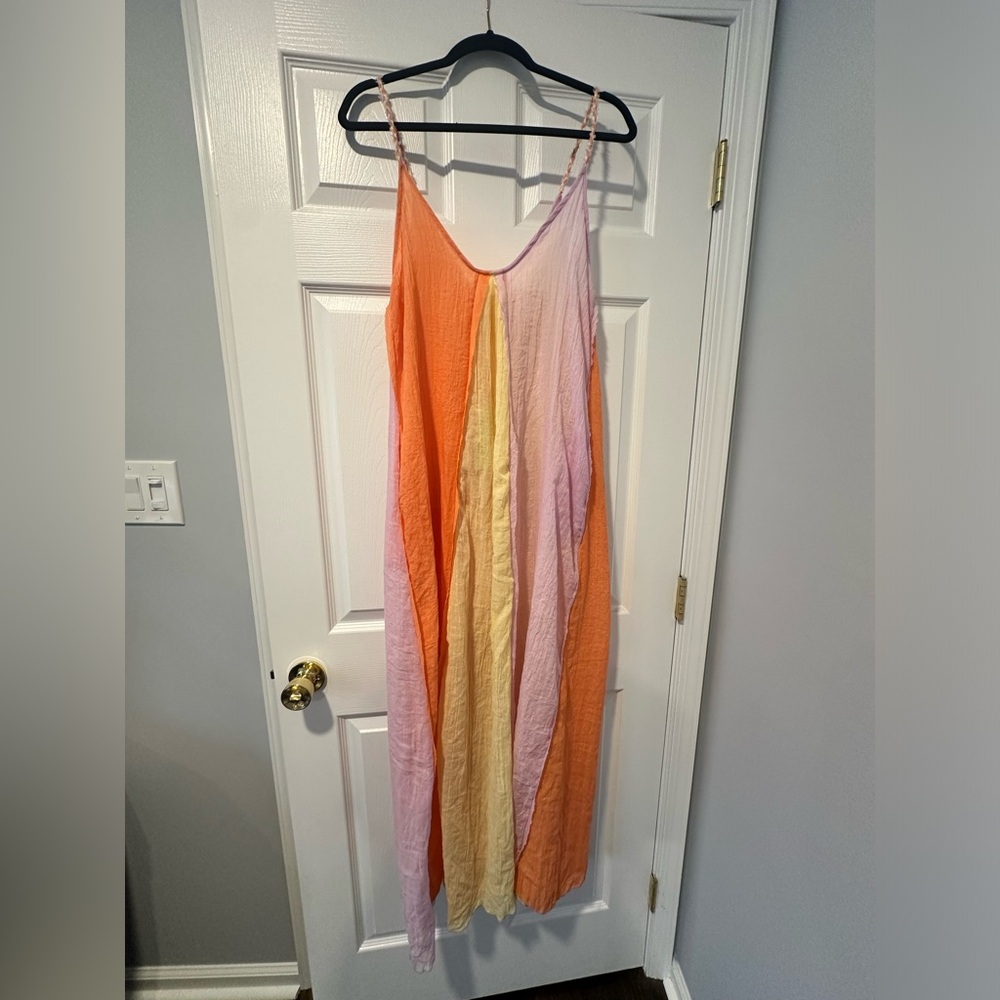 Multi color women’s sundress size M NWT